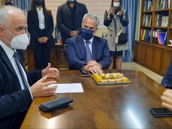 Tον Δήμαρχο Ι.Π. Μεσολογγίου Κώστα Λύρο επισκέφτηκε ο Υπουργός Εσωτερικών Μάκης Βορίδης